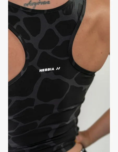 NEBBIA® • Sportovní crop top Racer back • NEBBIAshop.cz