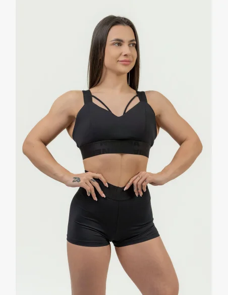 NEBBIA • Dámske kompresné šortky s vysokým pásom INTENSE • NEBBIAshop.cz