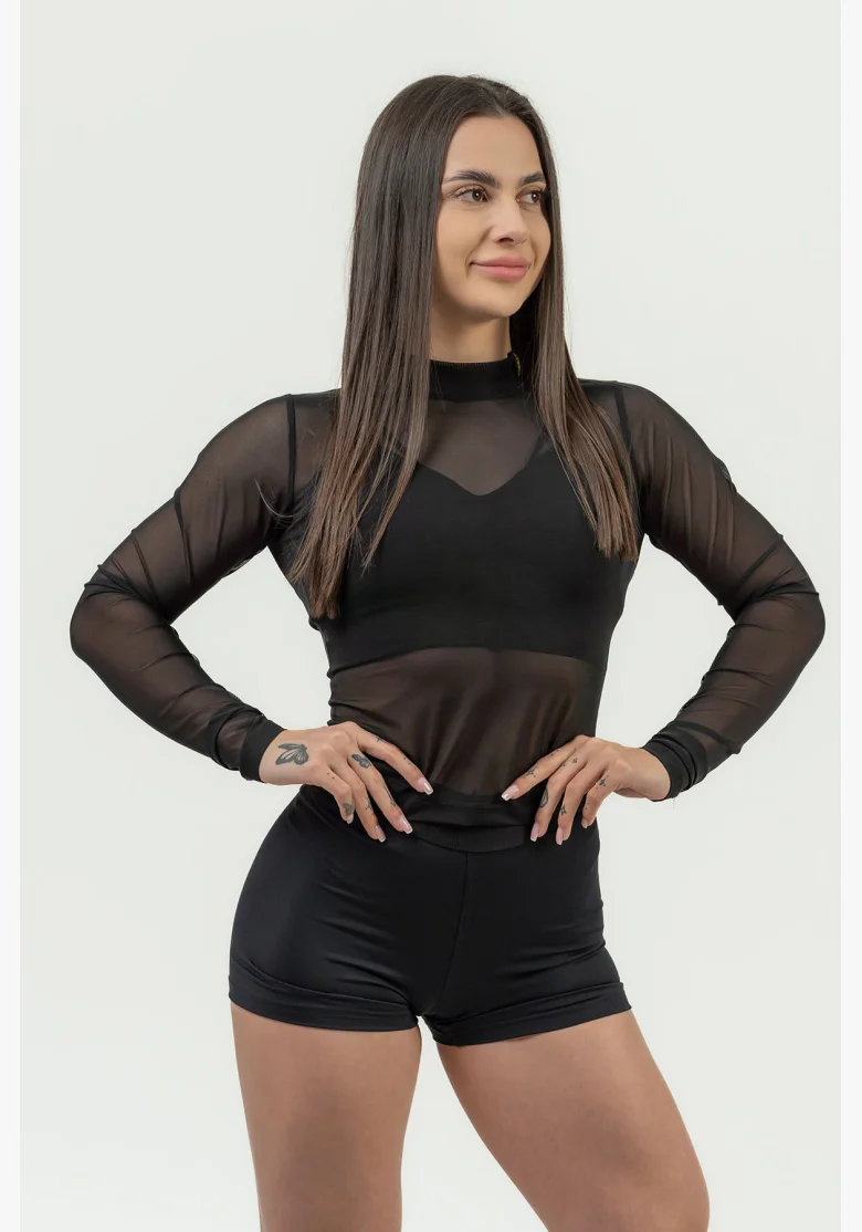 NEBBIA • Dámske kompresné šortky s vysokým pásom INTENSE • NEBBIAshop.cz