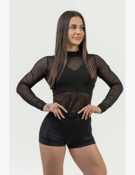 NEBBIA • Dámske kompresné šortky s vysokým pásom INTENSE • NEBBIAshop.cz