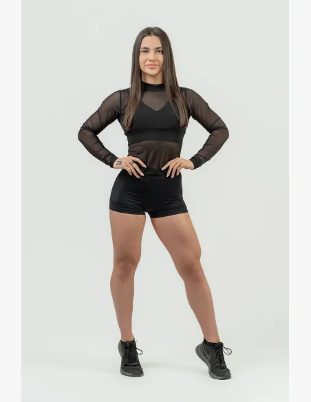 NEBBIA • Dámske kompresné šortky s vysokým pásom INTENSE • NEBBIAshop.cz
