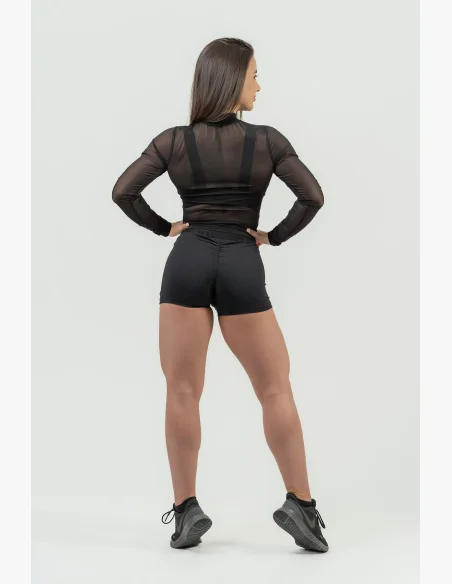 NEBBIA • Dámske kompresné šortky s vysokým pásom INTENSE • NEBBIAshop.cz