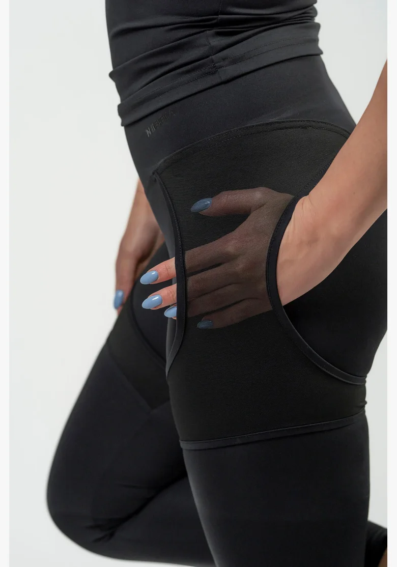 NEBBIA • Dámske športové legíny so sieťkou INTENSE Mesh • NEBBIAshop.cz