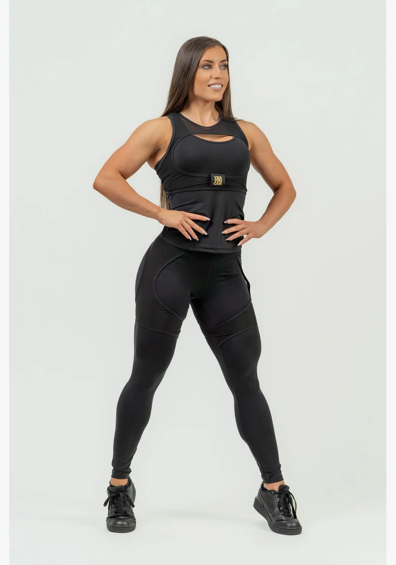 NEBBIA • Dámske športové legíny so sieťkou INTENSE Mesh • NEBBIAshop.cz