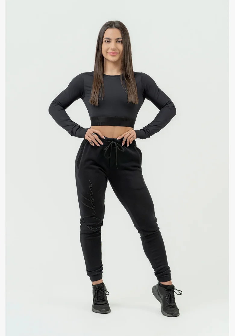 NEBBIA • Dámský crop top s dlouhým rukávem NEBBIA INTENSE Perform • NEBBIAshop.cz