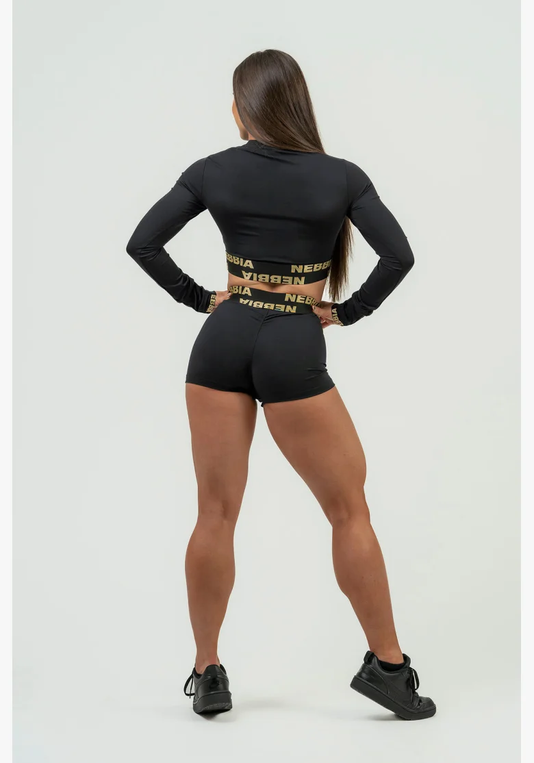 NEBBIA • Dámský crop top s dlouhým rukávem NEBBIA INTENSE Perform • NEBBIAshop.cz