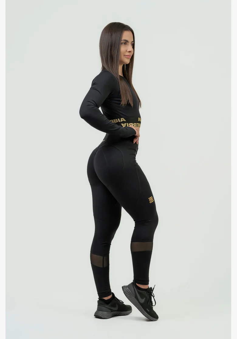 NEBBIA • Dámský crop top s dlouhým rukávem NEBBIA INTENSE Perform • NEBBIAshop.cz