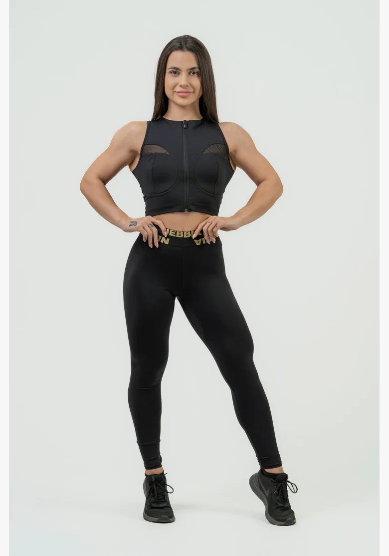 NEBBIA • Dámsky crop top INTENSE Mesh • NEBBIAshop.cz