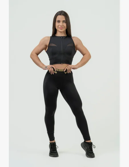 NEBBIA • Dámsky crop top INTENSE Mesh • NEBBIAshop.cz