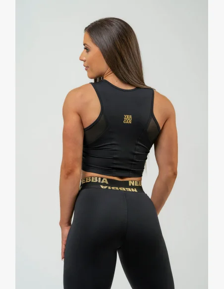 NEBBIA • Dámsky crop top INTENSE Mesh • NEBBIAshop.cz