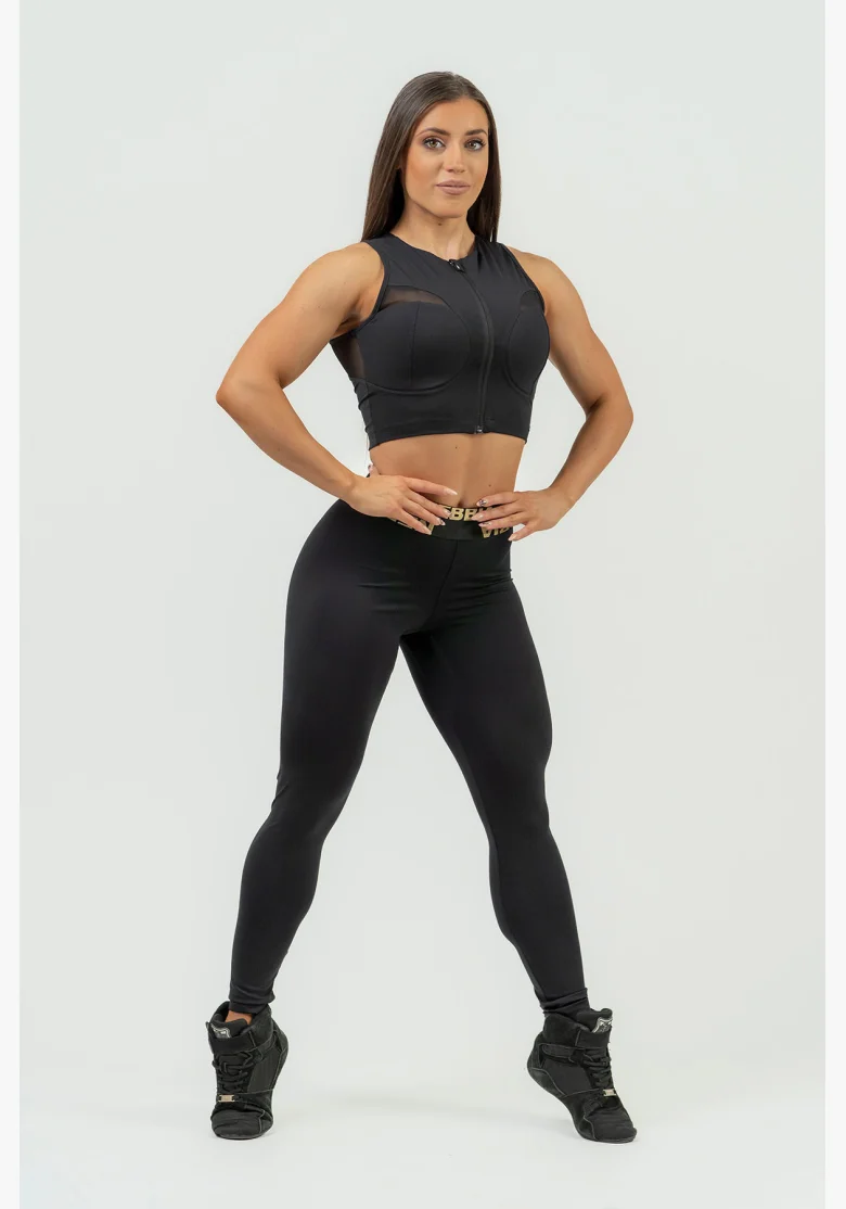 NEBBIA • Dámsky crop top INTENSE Mesh • NEBBIAshop.cz
