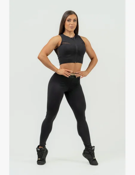 NEBBIA • Dámsky crop top INTENSE Mesh • NEBBIAshop.cz