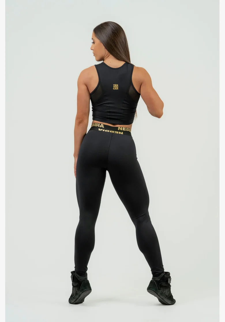 NEBBIA • Dámsky crop top INTENSE Mesh • NEBBIAshop.cz