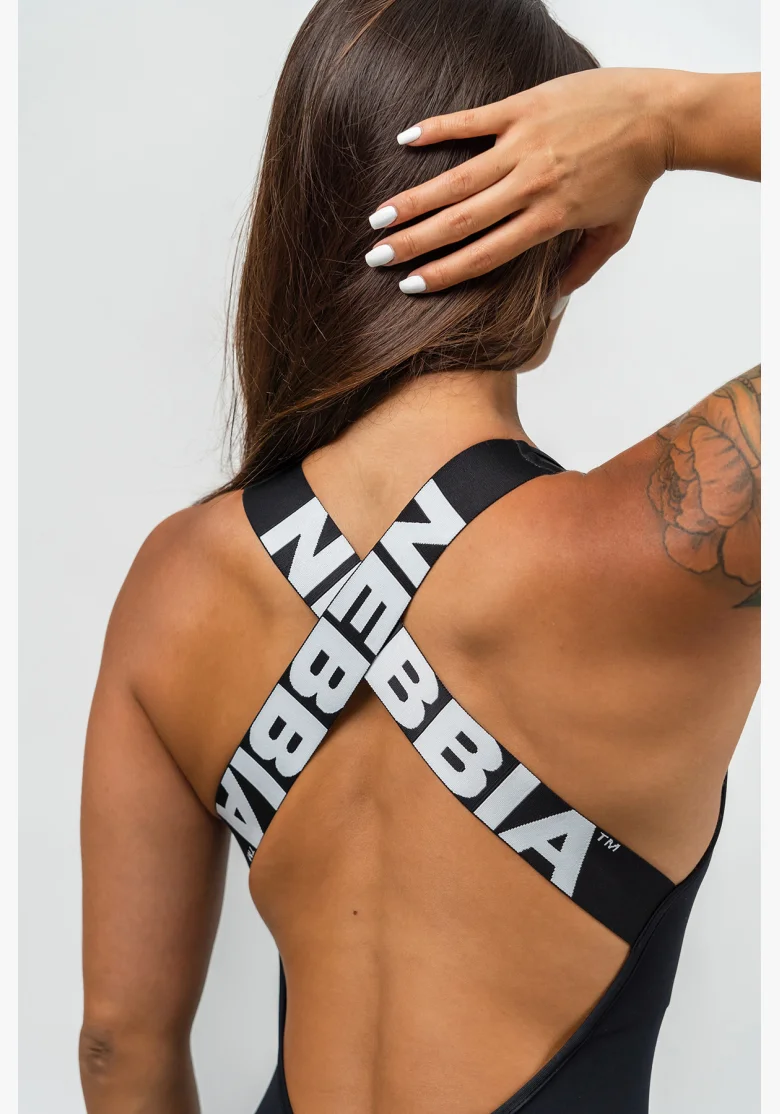 NEBBIA • Sportovní overal GYM RAT černá • Nebshop.cz