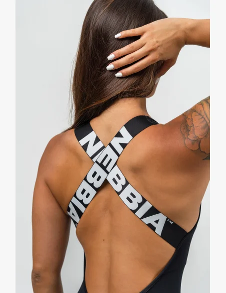 NEBBIA • Sportovní overal GYM RAT černá • Nebshop.cz