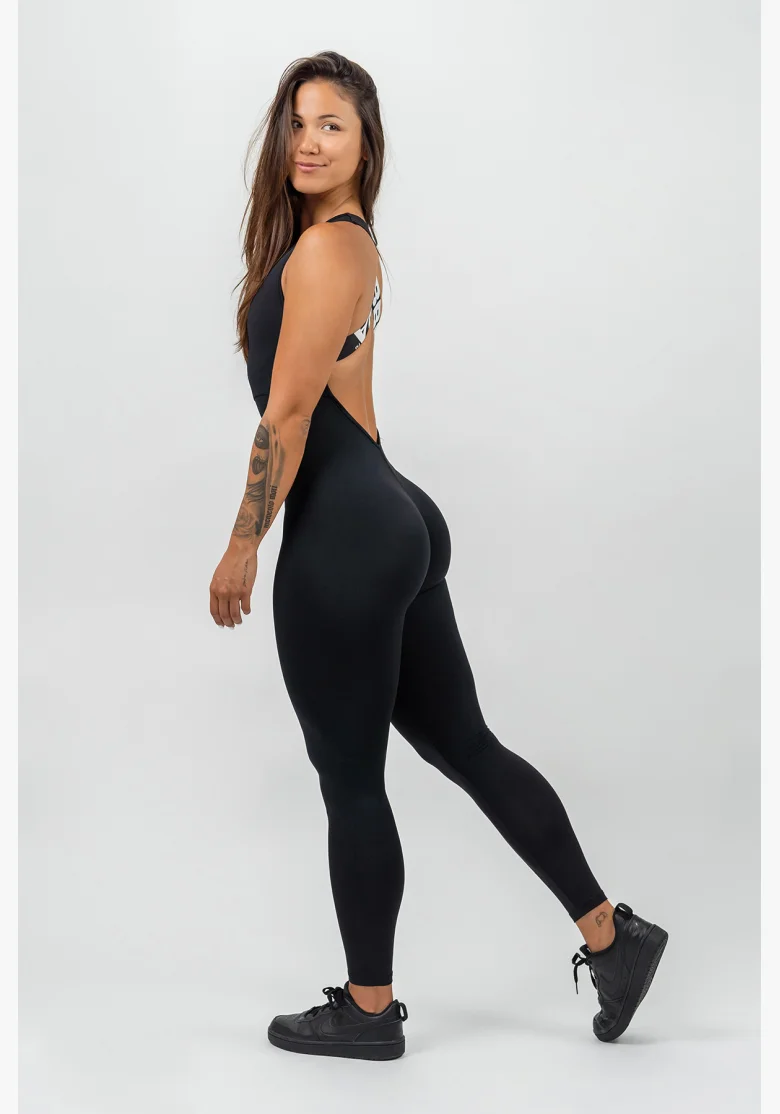NEBBIA • Sportovní overal GYM RAT černá • Nebshop.cz