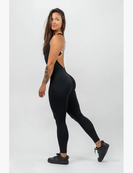 NEBBIA • Sportovní overal GYM RAT černá • Nebshop.cz