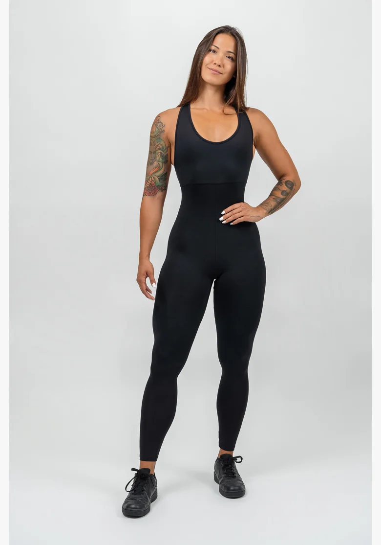 NEBBIA • Sportovní overal GYM RAT černá • Nebshop.cz