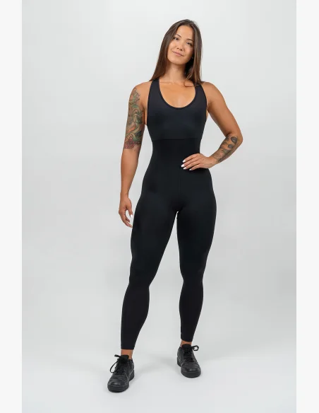 NEBBIA • Sportovní overal GYM RAT černá • Nebshop.cz