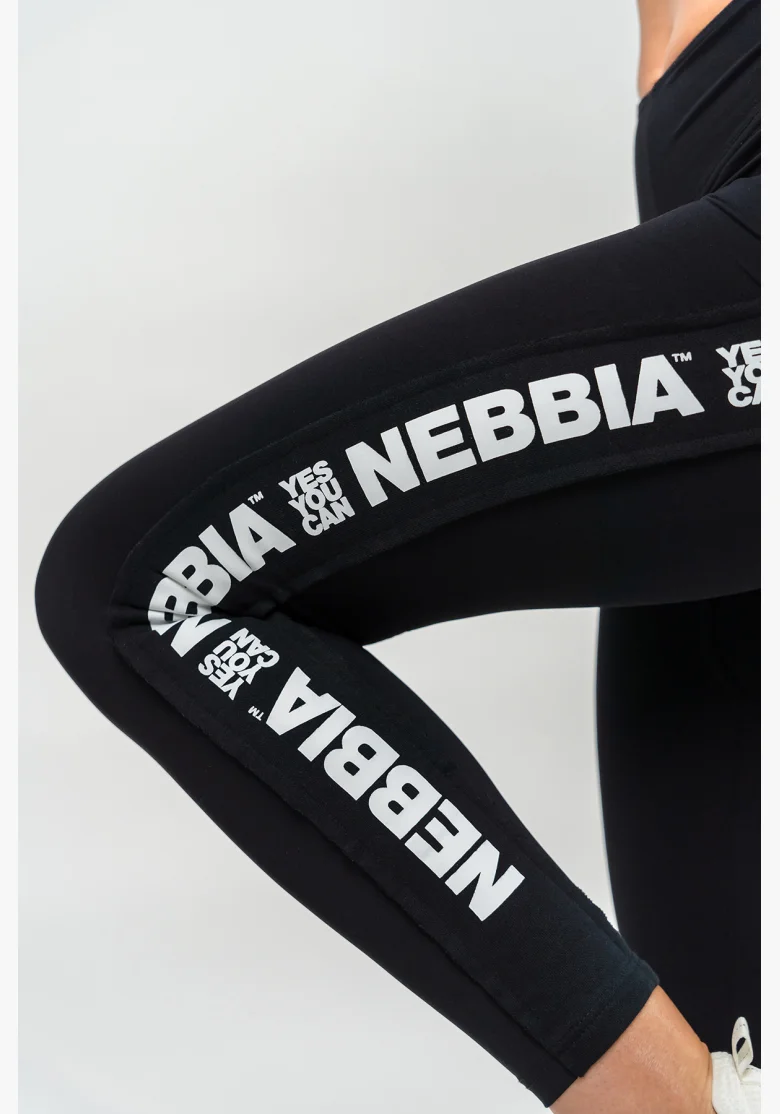 NEBBIA • Legíny s vysokým pasem ICONIC černá • Nebshop.cz