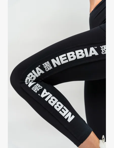 NEBBIA • Legíny s vysokým pasem ICONIC černá • Nebshop.cz