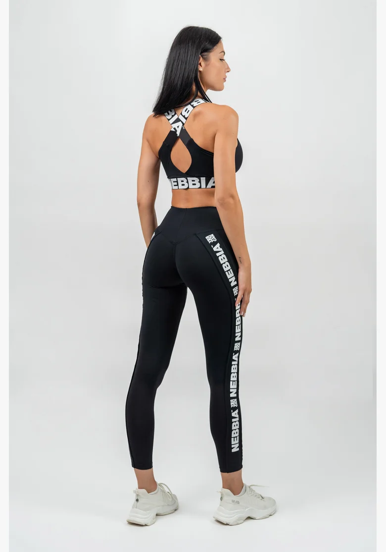NEBBIA • Legíny s vysokým pasem ICONIC černá • Nebshop.cz
