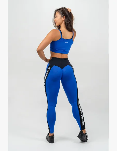 NEBBIA • Legíny s vysokým pasem ICONIC modrá • Nebshop.cz