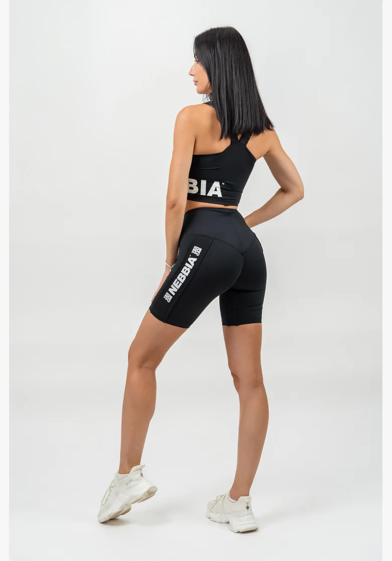 NEBBIA • Vyztužená sportovní podprsenka s vysokou oporou GYM TIME černá • Nebshop.cz