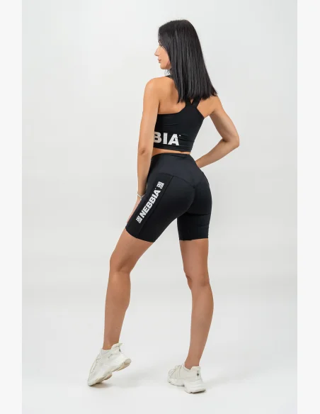 NEBBIA • Vyztužená sportovní podprsenka s vysokou oporou GYM TIME černá • Nebshop.cz