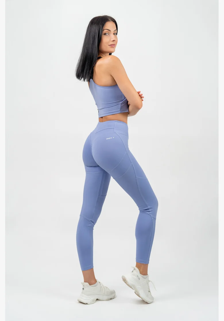 NEBBIA • Vyztužená sportovní podprsenka s vysokou oporou GYM TIME fialová • Nebshop.cz