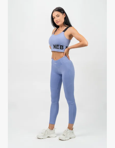 NEBBIA • Vyztužená sportovní podprsenka s vysokou oporou GYM TIME fialová • Nebshop.cz