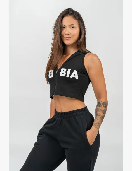 NEBBIA • Sportovní volné tepláky GYM TIME černa • Nebshop.cz