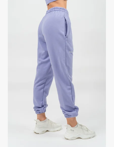 NEBBIA • Sportovní volné tepláky GYM TIME fialová • Nebshop.cz