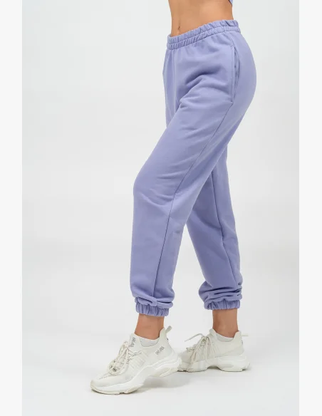 NEBBIA • Sportovní volné tepláky GYM TIME fialová • Nebshop.cz