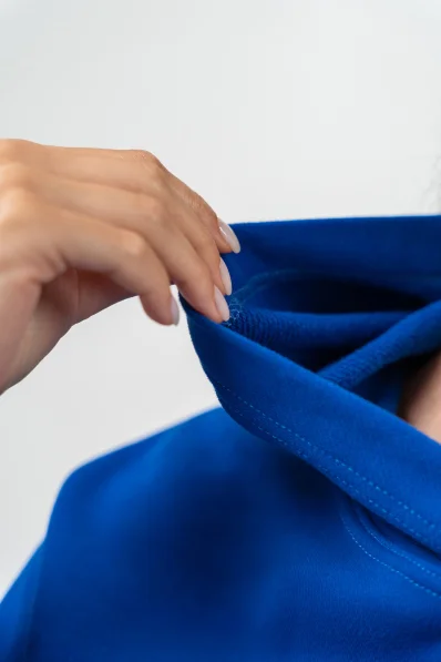NEBBIA • Oversize mikina s kapucí GYM RAT modrá • Nebshop.cz 2