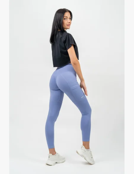 NEBBIA • Legíny s vysokým pasem LEG DAY GOALS fialova • Nebshop.cz