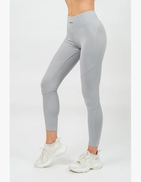 NEBBIA • Tvarující legíny s vysokým pasem GLUTE PUMP šedá • Nebshop.cz