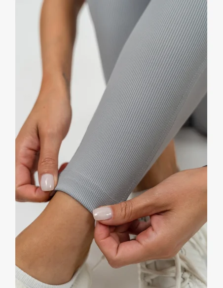 NEBBIA • Tvarující legíny s vysokým pasem GLUTE PUMP šedá • Nebshop.cz
