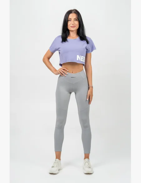NEBBIA • Tvarující legíny s vysokým pasem GLUTE PUMP šedá • Nebshop.cz