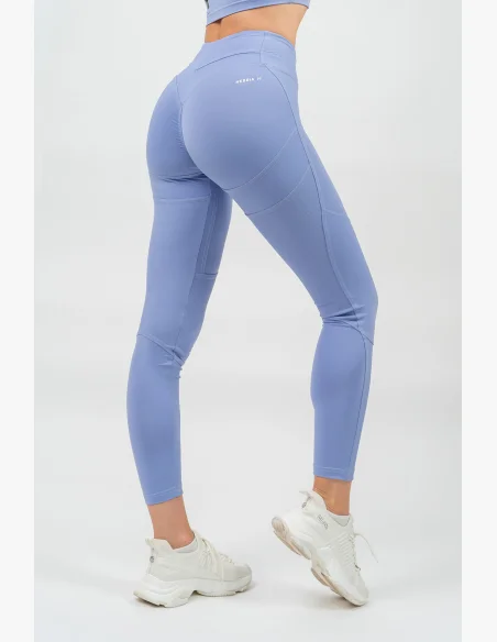 NEBBIA • Tvarující legíny s vysokým pasem GLUTE PUMP fialová • Nebshop.cz