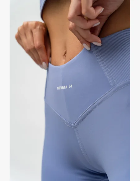 NEBBIA • Tvarující legíny s vysokým pasem GLUTE PUMP fialová • Nebshop.cz