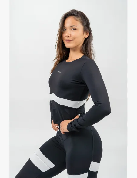NEBBIA • Černý top s dlouhým rukávem TRUE HERO • Nebshop.cz