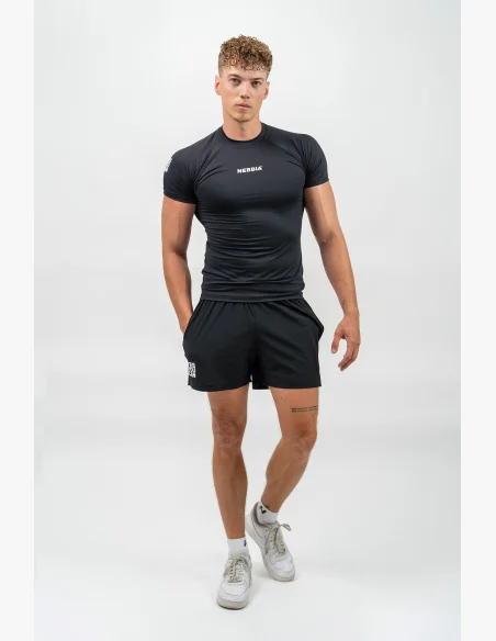 NEBBIA • Kompresní Sportovní Tričko ENDURANCE černá • Nebshop.cz