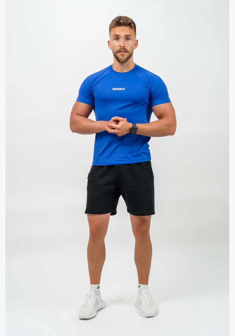 NEBBIA • Kompresní Sportovní Tričko ENDURANCE modrá • Nebshop.cz
