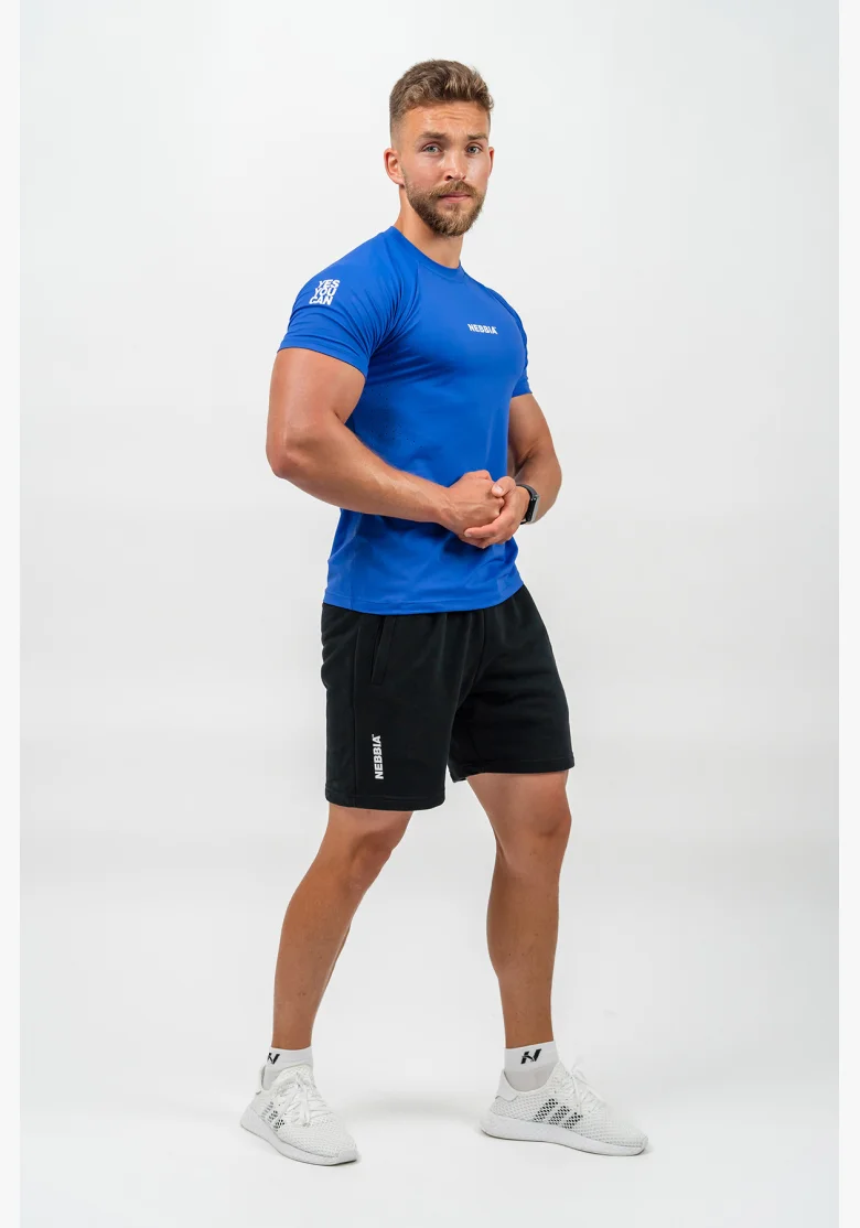 NEBBIA • Kompresní Sportovní Tričko ENDURANCE modrá • Nebshop.cz