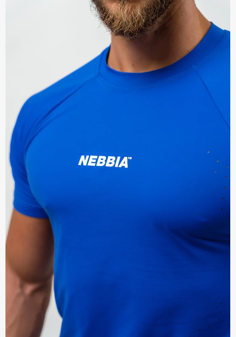 NEBBIA • Kompresní Sportovní Tričko ENDURANCE modrá • Nebshop.cz