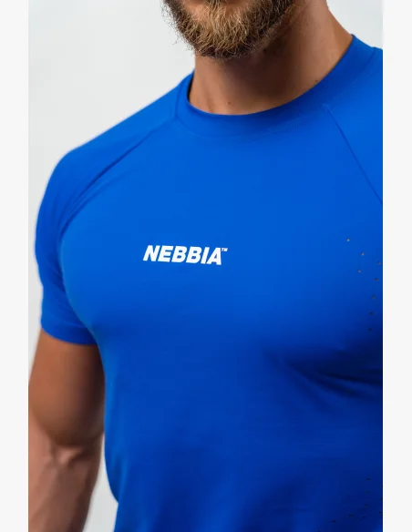 NEBBIA • Kompresní Sportovní Tričko ENDURANCE modrá • Nebshop.cz