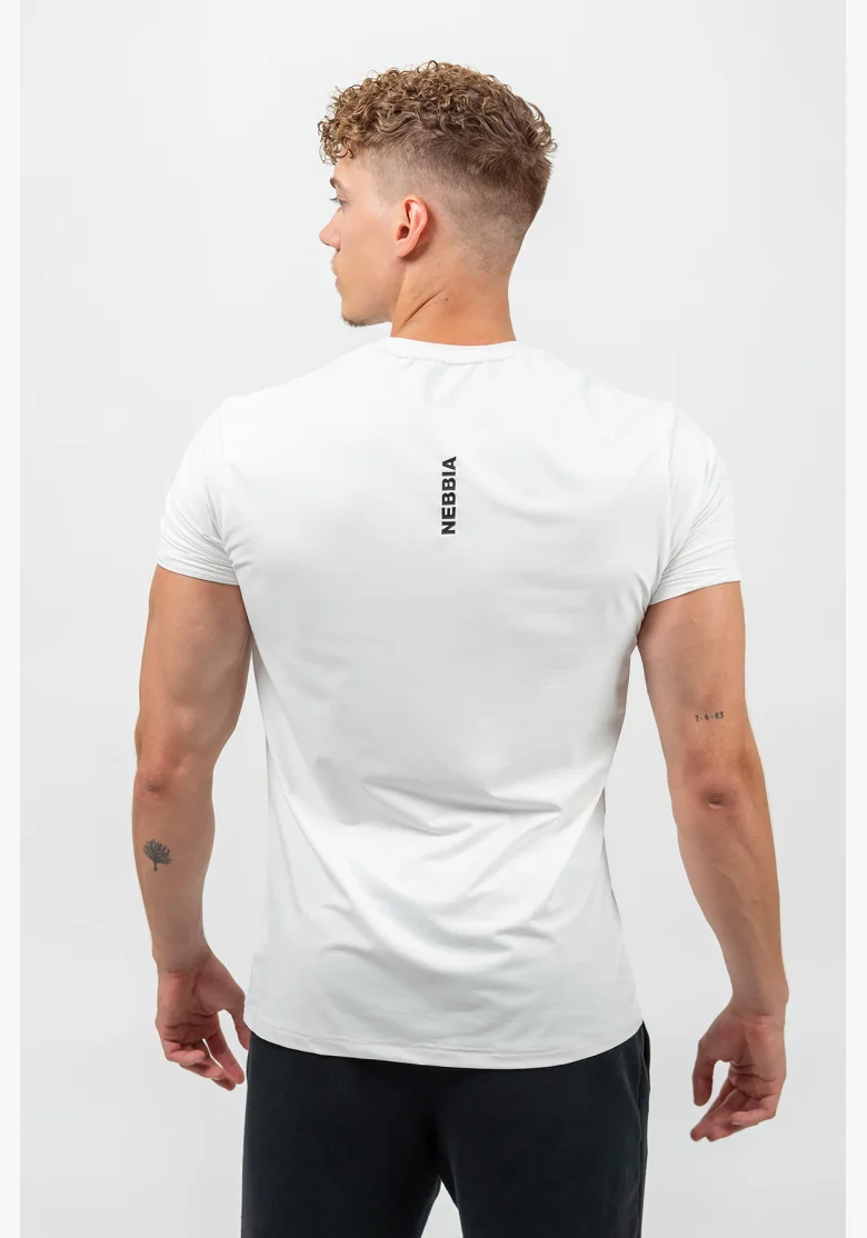 NEBBIA • Funkční Sportovní Tričko RESISTANCE bíla • Nebshop.cz