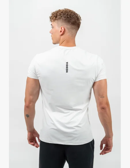 NEBBIA • Funkční Sportovní Tričko RESISTANCE bíla • Nebshop.cz