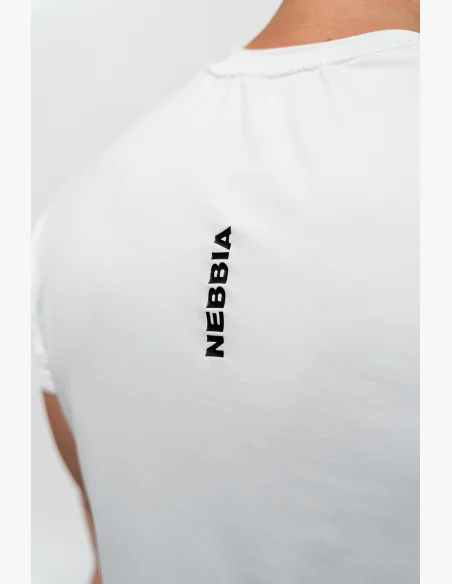 NEBBIA • Funkční Sportovní Tričko RESISTANCE bíla • Nebshop.cz